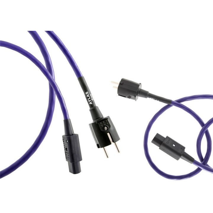 Atlas EOS DD Kabel zasilający wtyk Schuko – C15 (10A) / C19 (16A) / C6 (do wyboru) - 1,0m.