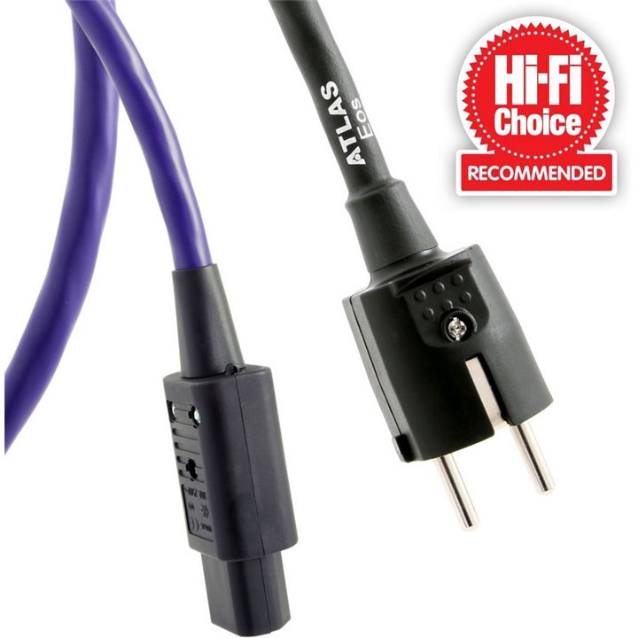 Atlas EOS DD Kabel zasilający wtyk Schuko – C15 (10A) / C19 (16A) / C6 (do wyboru) - 5,0m.