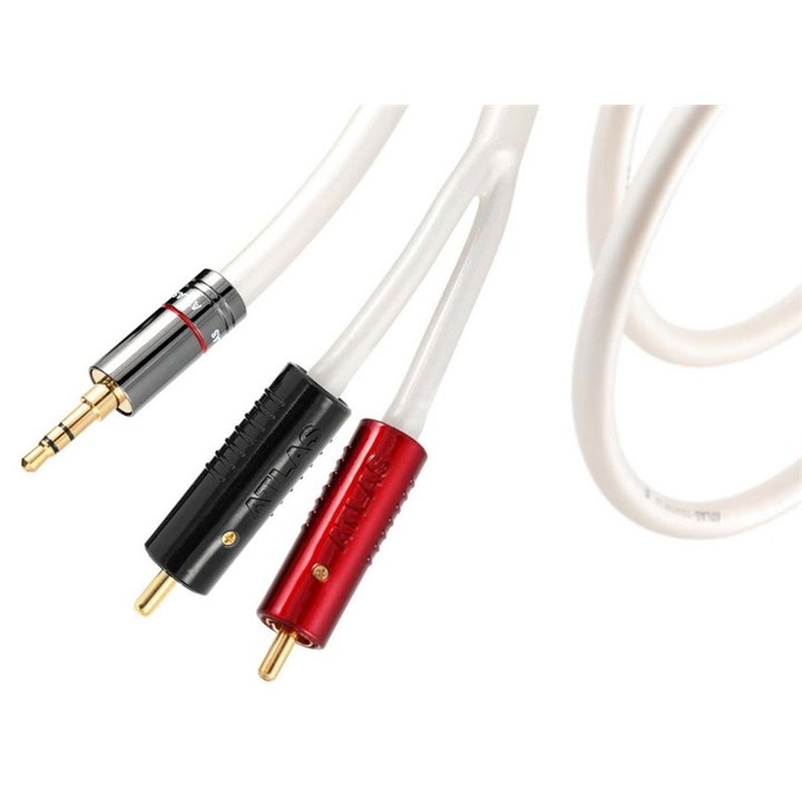 Atlas EQUATOR METIK 3,5MM – ACHROMATIC RCA Kabel Jack 3,5mm - 2xRCA - 1,5m.