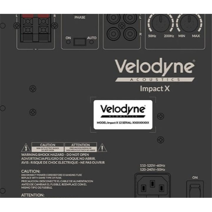 Velodyne Impact X 10 Czarny - Gwarancja producenta - Raty 0% - Salon Łódź