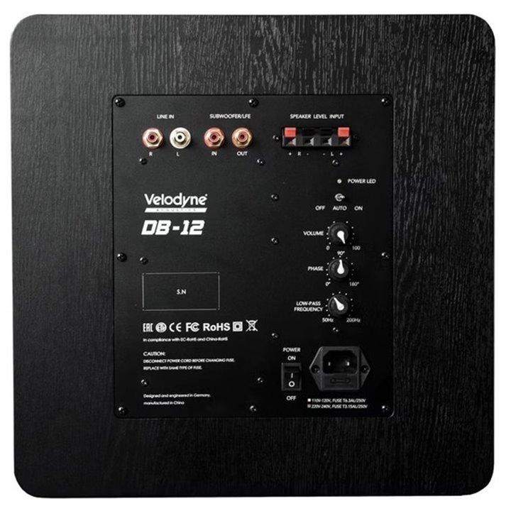 Velodyne DB-15 Deep Blue Series Czarne - Gwarancja producenta - Raty 0% - Salon Łódź