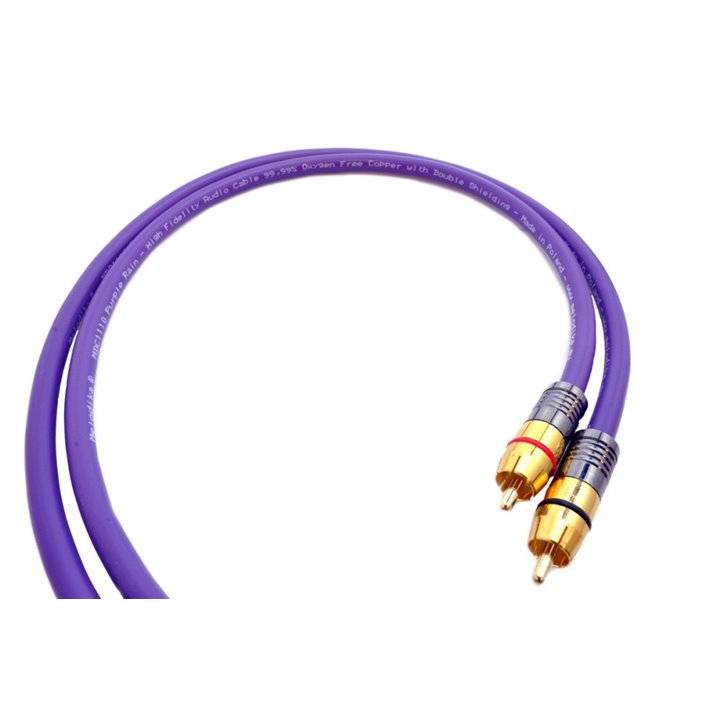 Melodika MD2R07G (2xRCA - 2xRCA) 0.75m
