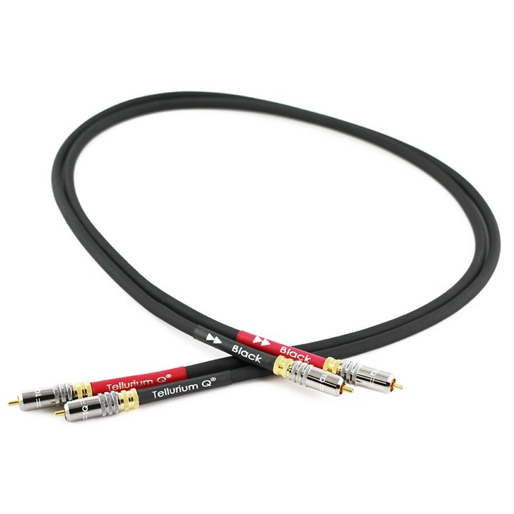 Tellurium Q Black II RCA 2m / Raty 0% - Gwarancja producenta - Salon Łódź
