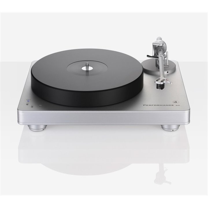 ClearAudio Performance DC - baza gramofonu TT055 - Rose gold with dark red wood chassis