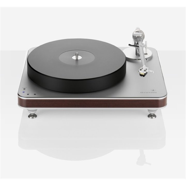 ClearAudio Ovation (ramię Clarify, wkładka Concerto V2) TT033 - Silver with natural wood chassis