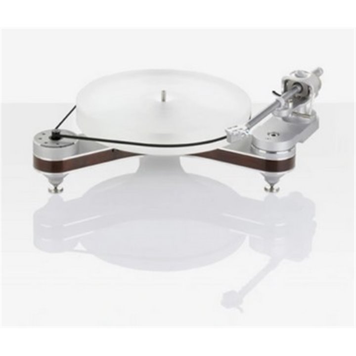 ClearAudio Innovation Basic - baza gramofonu TT049/W-III White Lacquer - Aluminium parts: Silver, Platter: Acrylic