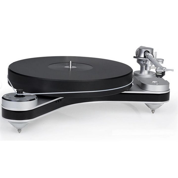 ClearAudio Innovation Basic - baza gramofonu TT049/W-I White Lacquer - Aluminium parts: Black, Platter: Black