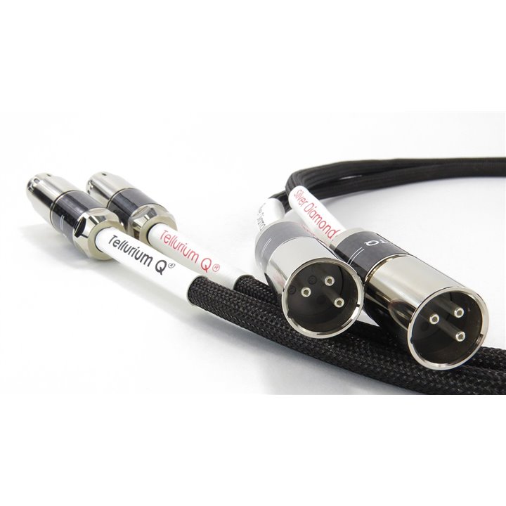 Tellurium Q Silver Diamond XLR 1m / Raty 0% - Gwarancja producenta - Salon Łódź