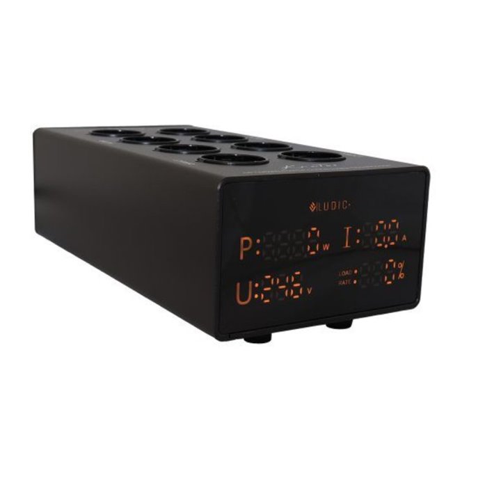 Ludic Audio Kratos Powerfilter listwa zasilająca, czarna - RATY 0% - GWARANCJA PRODUCENTA - SALON ŁÓDŹ