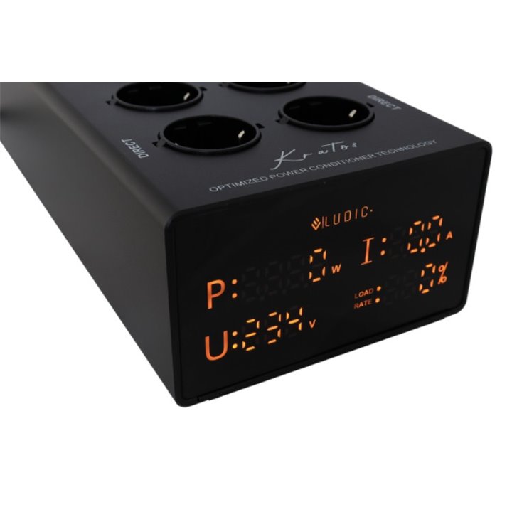 Ludic Audio Kratos Powerfilter listwa zasilająca, czarna - RATY 0% - GWARANCJA PRODUCENTA - SALON ŁÓDŹ