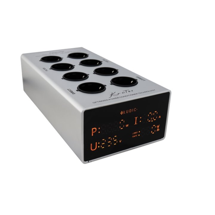 Ludic Audio Kratos Powerfilter listwa zasilająca, silver - RATY 0% - GWARANCJA PRODUCENTA - SALON ŁÓDŹ