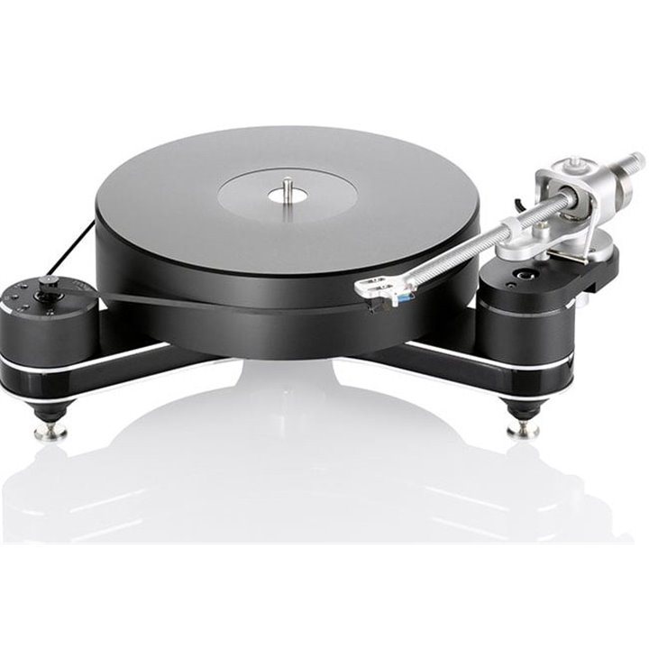 ClearAudio Innovation Compact - baza gramofonu TT030-IV: Natural Wood Aluminium parts: Black, Platter: Acrylic