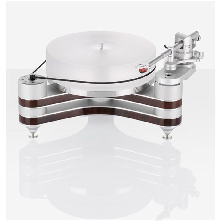 ClearAudio Innovation - baza gramofonu TT028-I - Natural Wood Aluminium parts: Silver, Platter: Acrylic