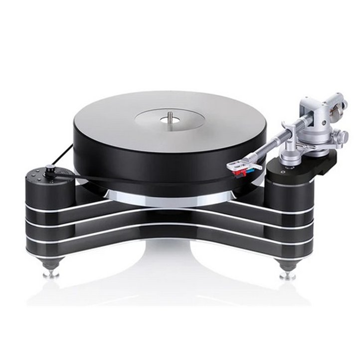 ClearAudio Innovation - baza gramofonu TT028-I - Natural Wood Aluminium parts: Silver, Platter: Acrylic