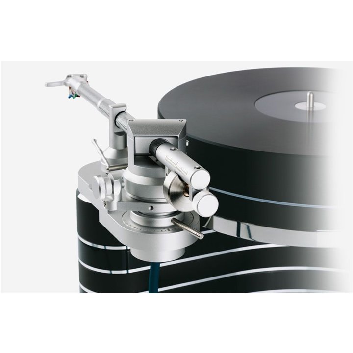 ClearAudio Innovation - baza gramofonu TT028-I - Natural Wood Aluminium parts: Silver, Platter: Acrylic
