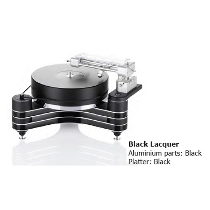 ClearAudio Innovation - baza gramofonu TT028-II - Natural Wood Aluminium parts: Black, Platter: Acrylic