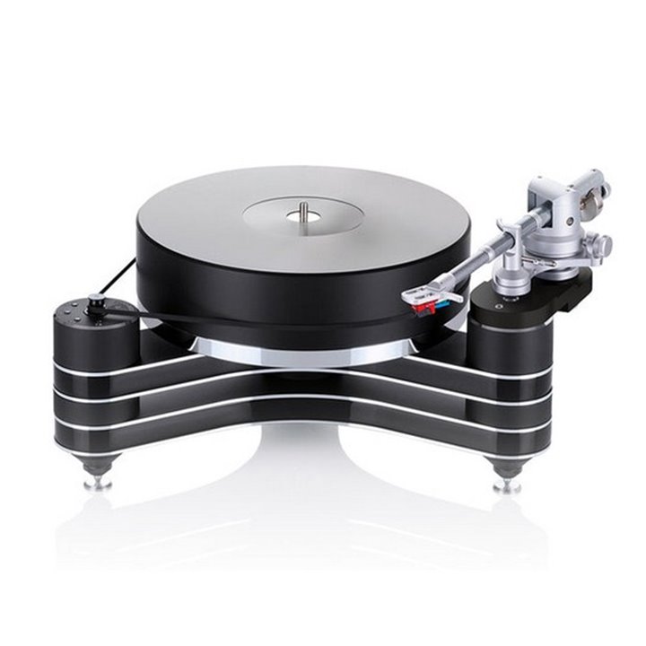 ClearAudio Innovation - baza gramofonu TT027-III - Black Lacquer Aluminium parts: Silver, Platter: Acrylic