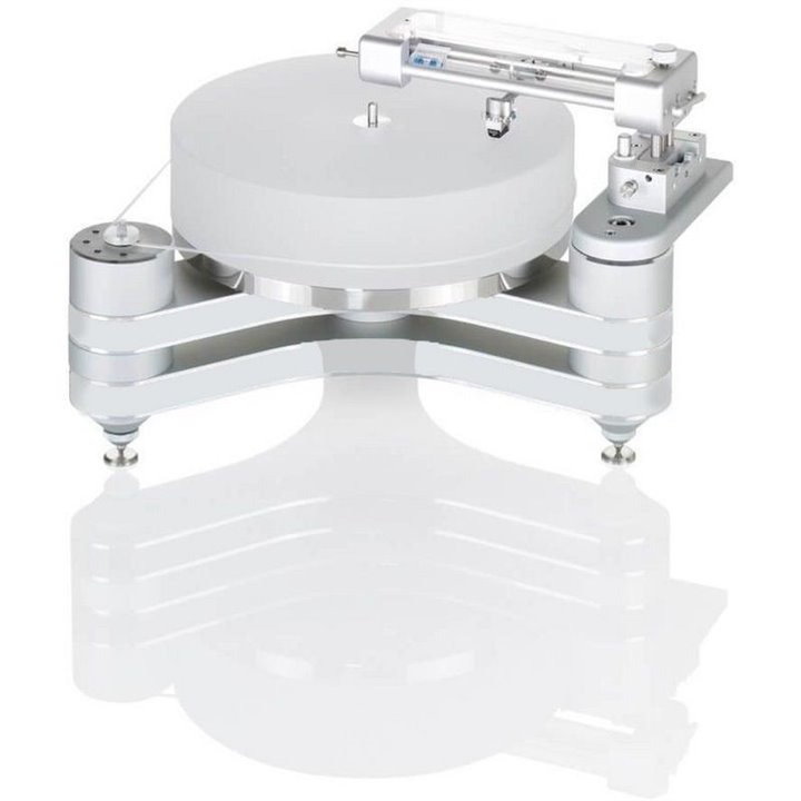 ClearAudio Innovation - baza gramofonu TT051/W-I - White Lacquer Aluminium parts: Black, Platter: Black