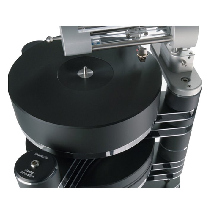 ClearAudio Master Innovation TT037-I - baza gramofonu Natural Wood Aluminium parts: Black, Platter: Black, Drive system: Black