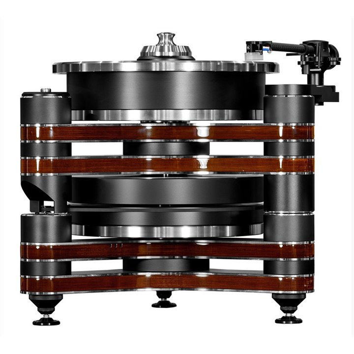 ClearAudio Master Innovation TT052/W-I-baza gramofonu White Lacquer Aluminium parts: Black, Platter: Black, Drive system: Black