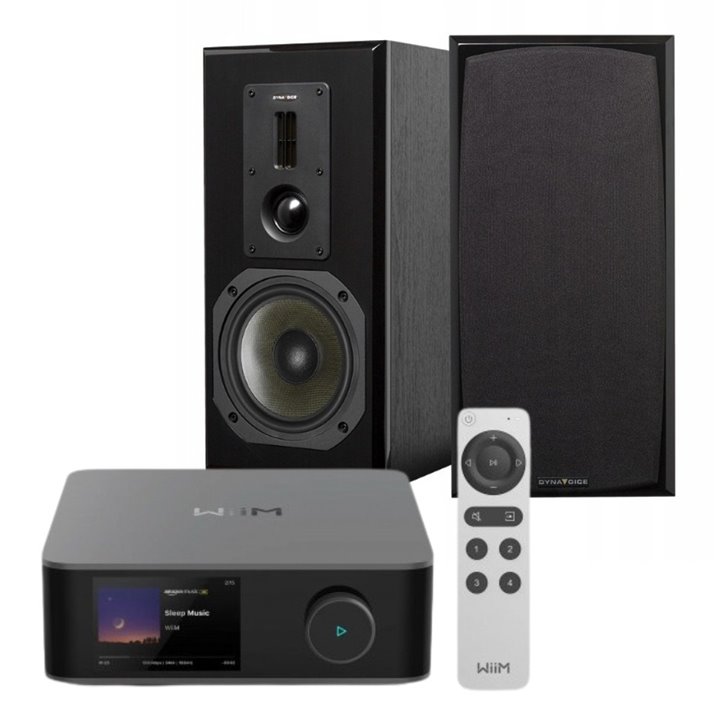 WiiM AMP Ultra + Dynavoice DM-6 II Black – Zestaw stereo Hi-Fi - Gwarancja producenta - Raty 0% - Salon Łódź