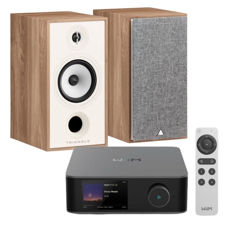 WiiM AMP Ultra + Triangle Borea BR02 (Light Oak) – Zestaw stereo Hi-Fi - RATY 0% - GWARANCJA PRODUCENTA - SALON ŁÓDŹ