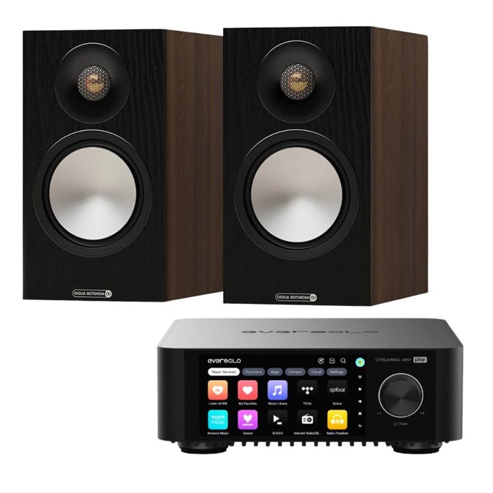 Eversolo Play CD + Monitor Audio Bronze 50 7G (Orzech) – Zestaw stereo - RATY 0% - GWARANCJA PRODUCENTA - SALON ŁÓDŹ