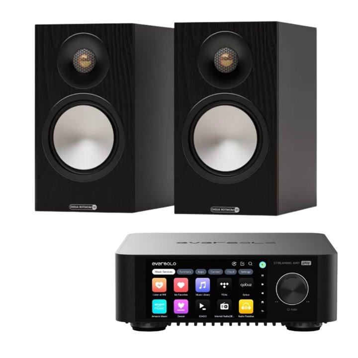 Eversolo Play CD + Monitor Audio Bronze 50 7G (Czarny) – Zestaw stereo - RATY 0% - GWARANCJA PRODUCENTA - SALON ŁÓDŹ