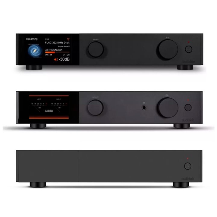 Audiolab 9000Q + 9000P + 9000N (Czarny) - Super Zestaw Promocyjny