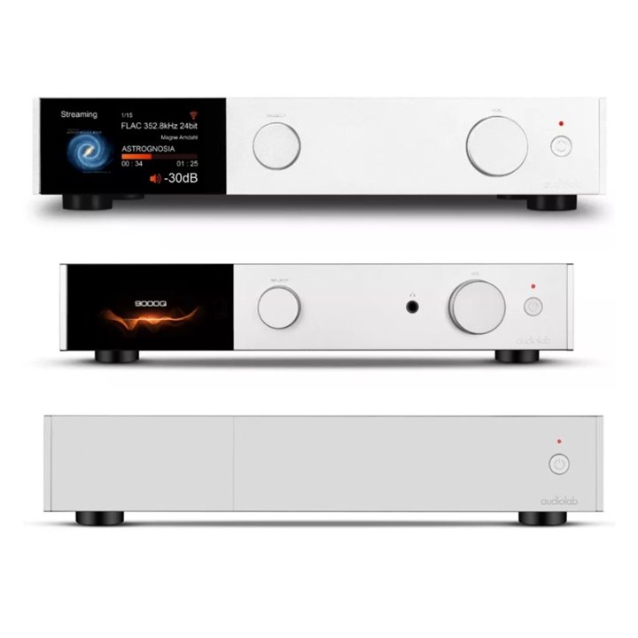 Audiolab 9000Q + 9000P + 9000N (Srebrny) - Super Zestaw Promocyjny