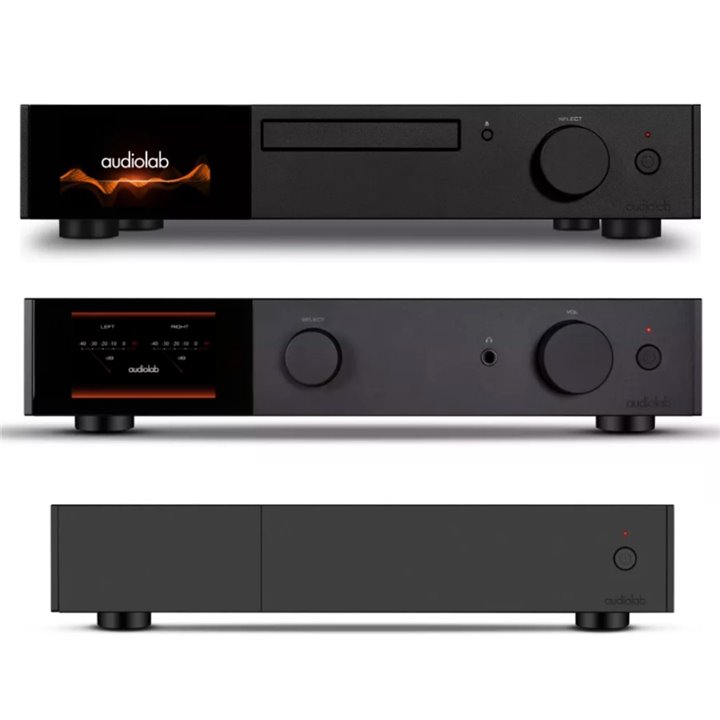 Audiolab 9000Q + 9000P + 9000CDT (Czarny) - Super Zestaw Promocyjny