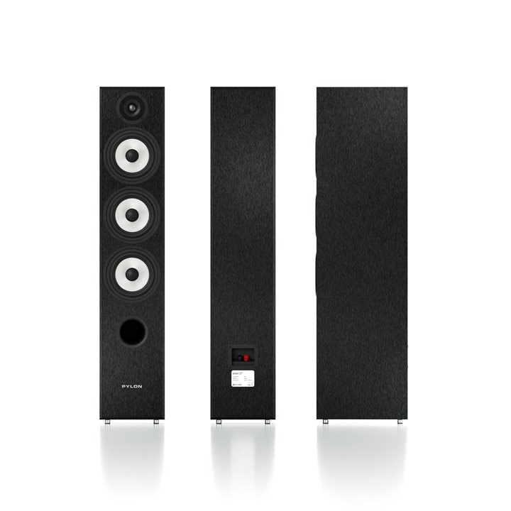 Pylon Audio Pearl 27 (Czarne szczotkowane aluminium okleina PCV) / 1szt. - Raty 0% - Gwarancja producenta - Salon Łódź