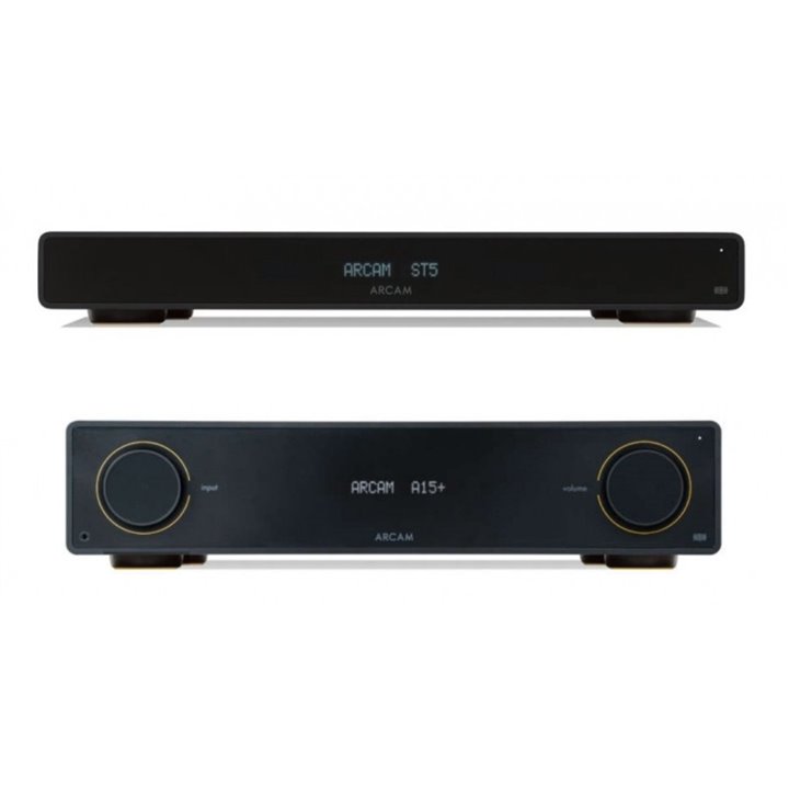 Arcam ST5 + Arcam A15+ - Zestaw odtwarzacz sieciowy + wzmacniacz zintegrowany