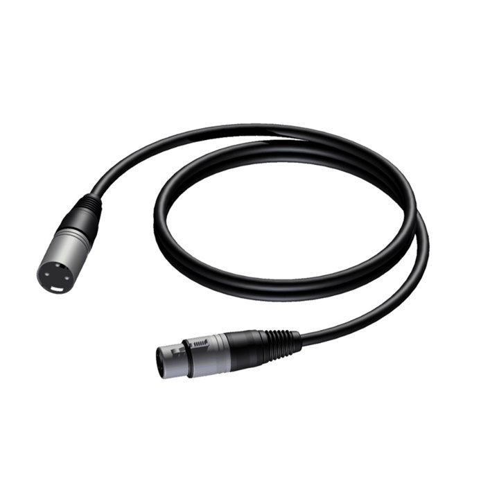 Procab CAB901/3 1m - Kabel XLR żeński - XLR męski