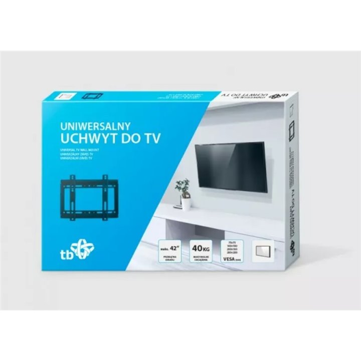 TB Uchwyt TV TB-250 do telewizora do 42 cali 40kg max VESA 200x200