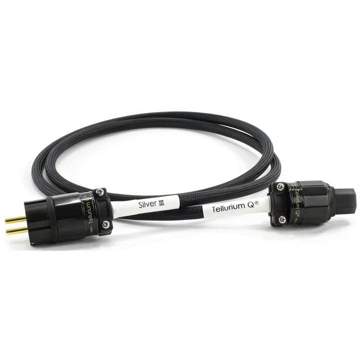 Tellurium Q Silver III Power Cable (1.5m) - Raty 0% - Gwarancja producenta - Salon Łódź