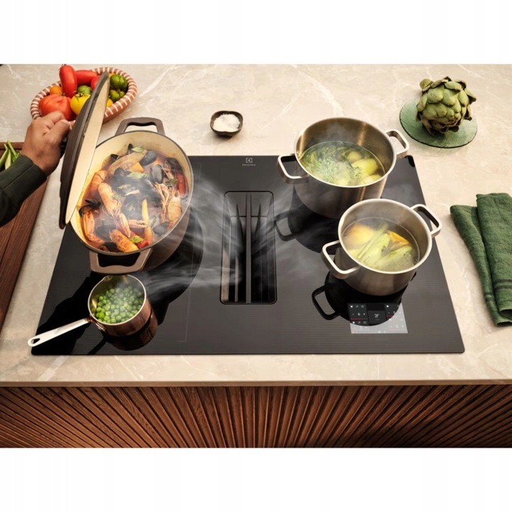 Electrolux ECC8549 Płyta indukcyjna z okapem - Gwarancja producenta - Salon Łódź - Raty 0%