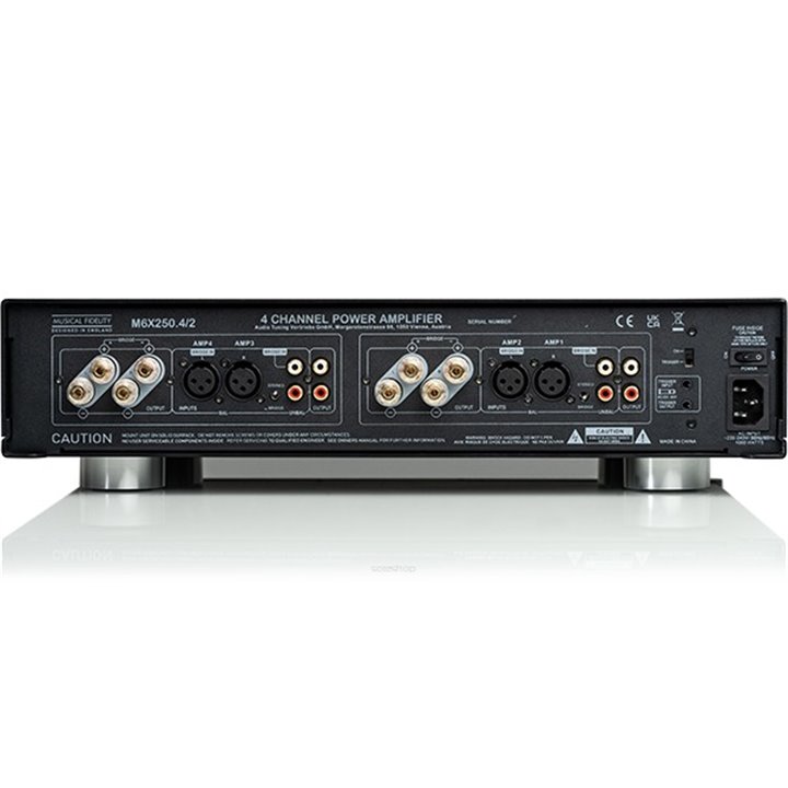 Musical Fidelity M6X 250.4/2 Końcówka mocy - czarny