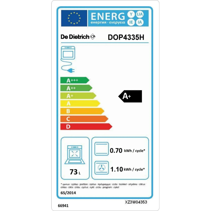 De Dietrich DOP4335H Piekarnik do zabudowy - Gwarancja producenta - Salon Łódź - Raty 0%