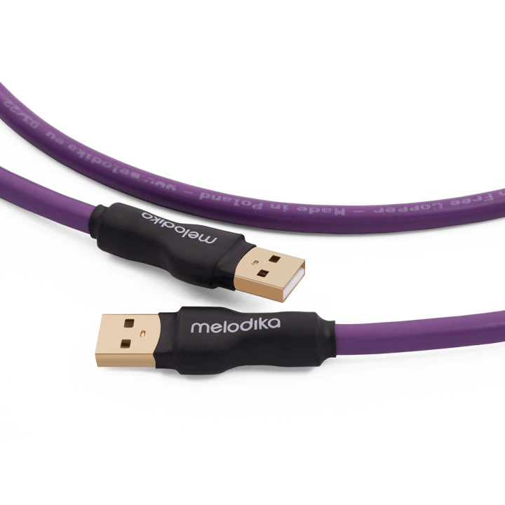 Melodika MDUAA05 Purple Kabel USB 2.0 typu A-A