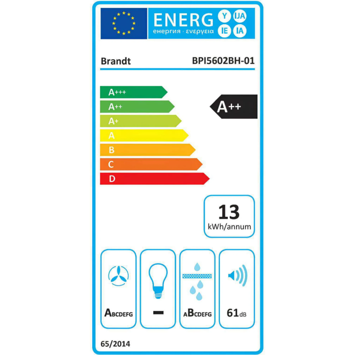Brandt BPI5602BH Płyta indukcyjna z okapem - Gwarancja producenta - Raty 0% - Salon Łódź