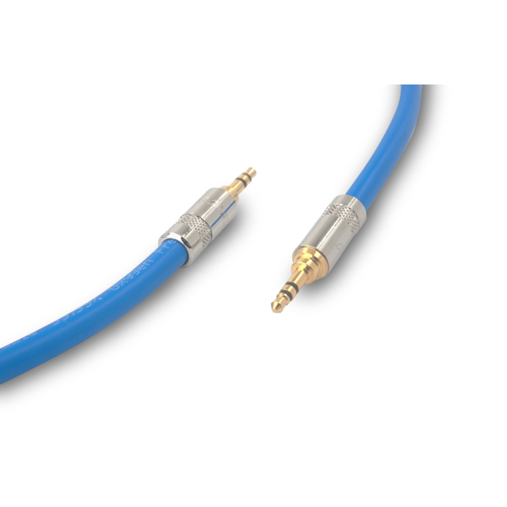 Melodika SBMJ40 kabel jack stereo 3.5mm - jack stereo 3.5mm - Sky Blue - 4,0mb