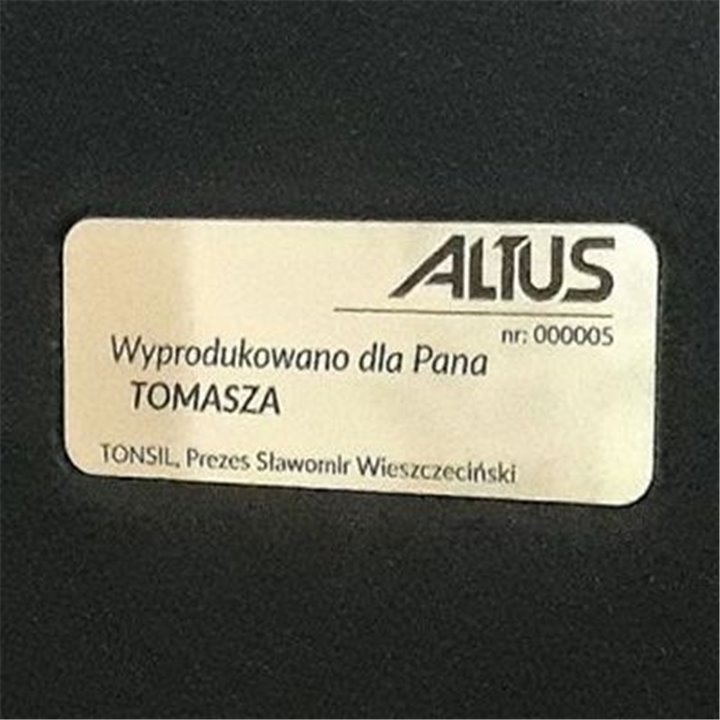 Tonsil Altus 380 S Białe boki, czarny środek - 1szt. - Raty 0% - Gwarancja producenta - Salon Łódź - Możliwy montaż u klienta