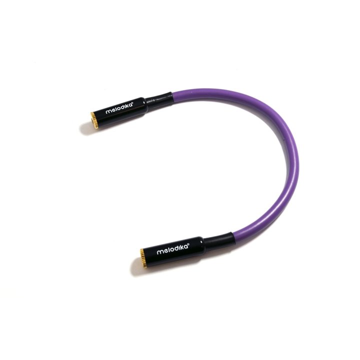 Melodika MDGMJ02 (1x gniazdo mini Jack - 1x gniazdo mini Jack) 0.2m