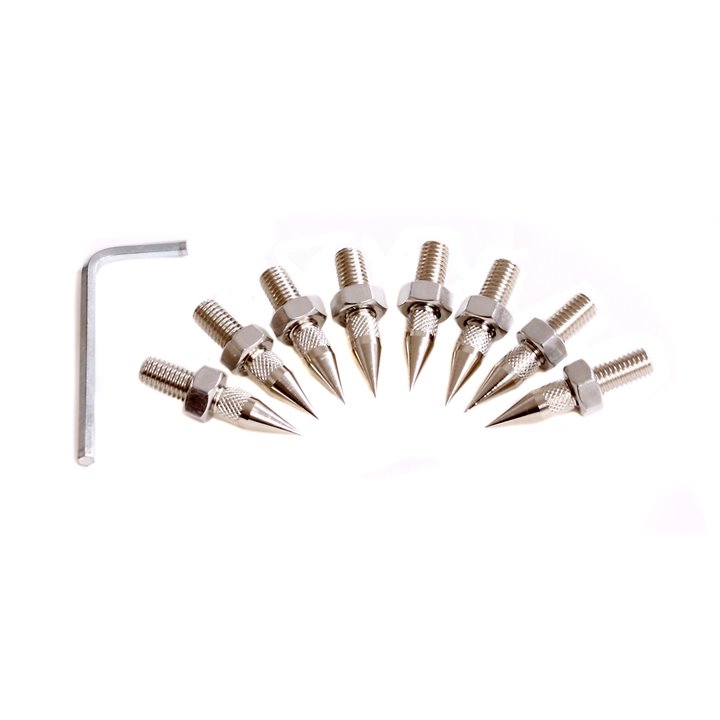 Custom Design Isolation M8 Spikes - kolce niklowane (8 szt.)